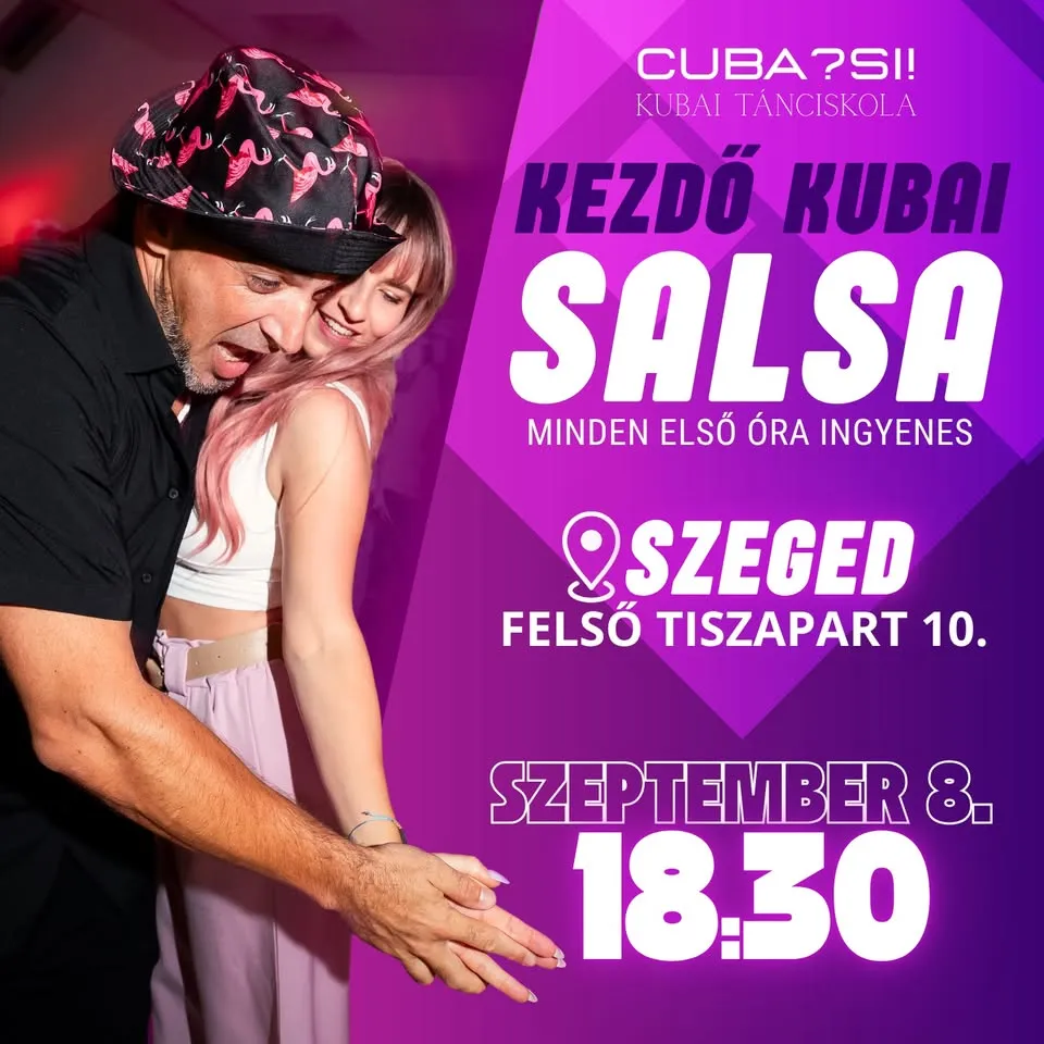 Kezdő kubai salsa mindenkinek - a jókedvű hétköznapokért!