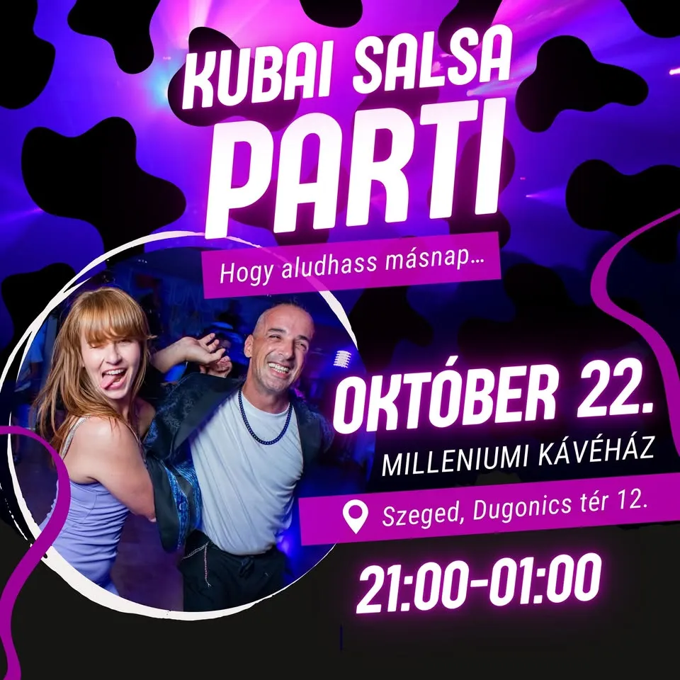 Kubai Salsa Party a Millkában