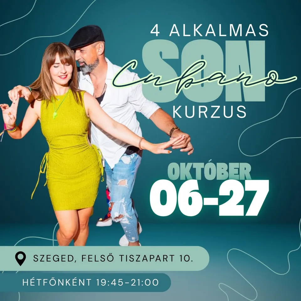 Son Cubano - alapoktól a koreóig 4 alkalmas kurzus