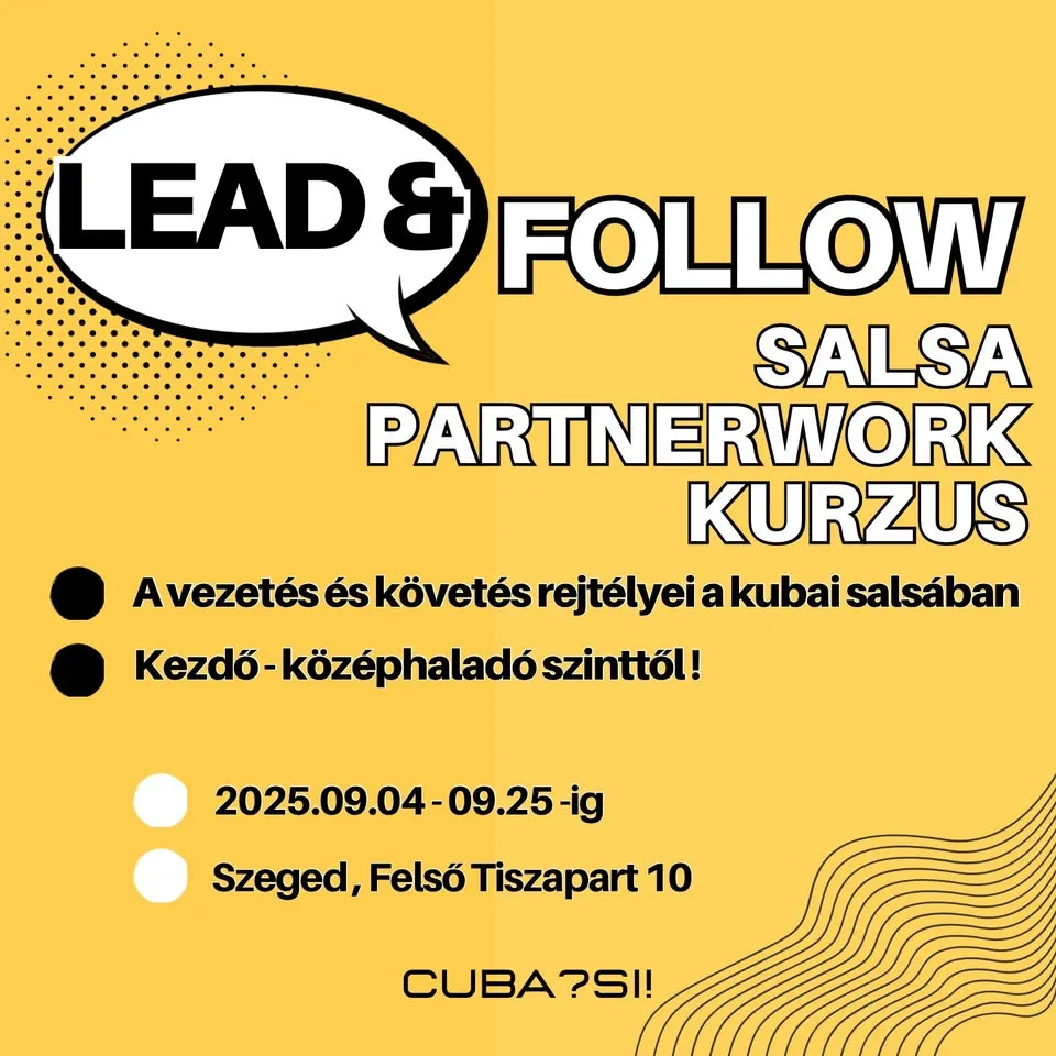 Lead & Follow - Partnerwork in salsa for beginners and intermediates