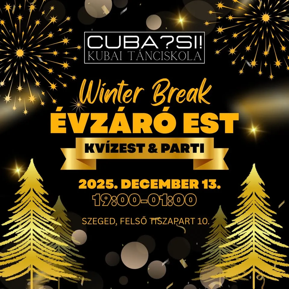 ‘Winter break’ Évzáró kvízest & Salsa Party